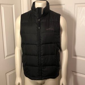 Eddie Bauer Vest Mens Small Goose Down Puffer Outdoor Hiking Warm